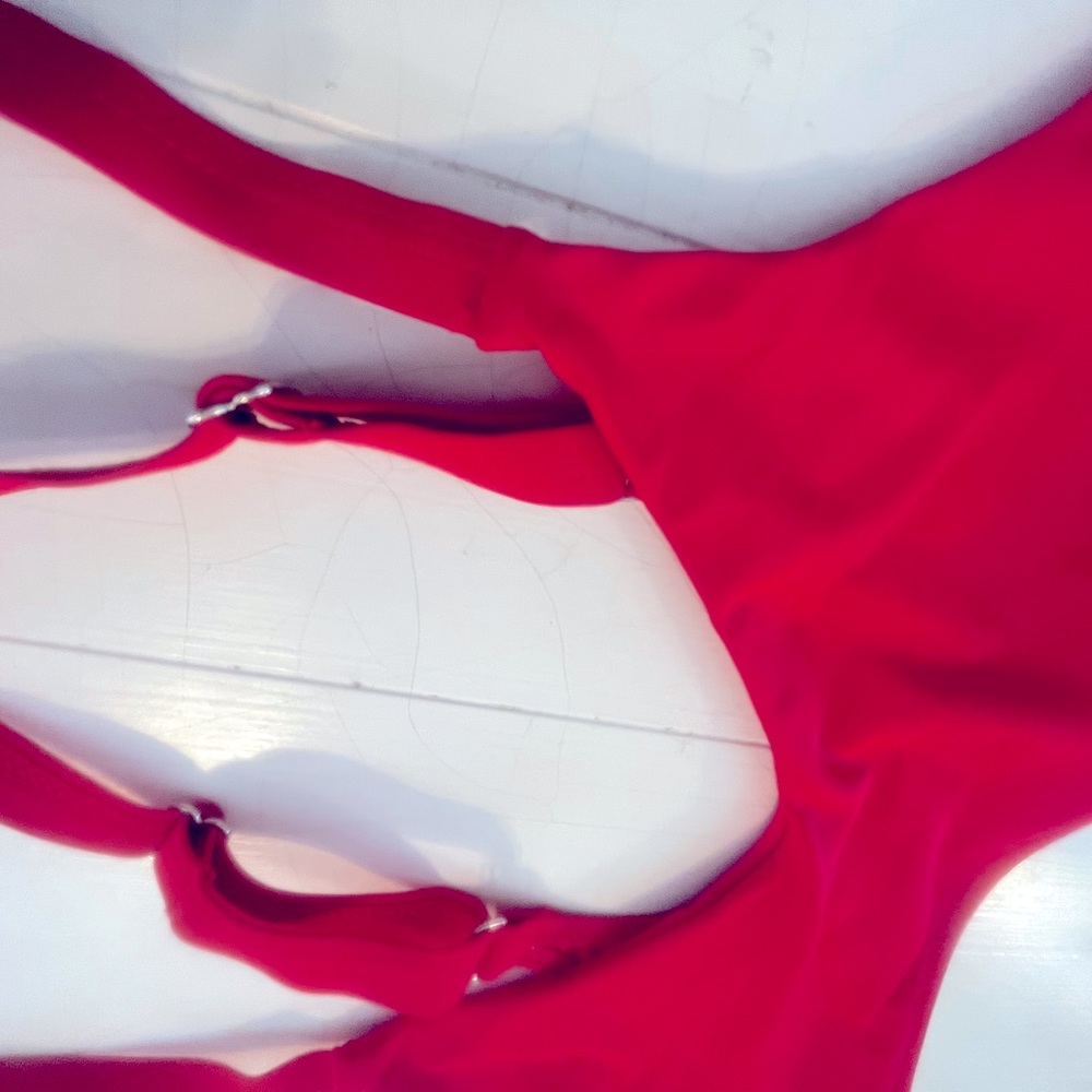 SuperPrity Forever Young ~ Bikini Top Red New!